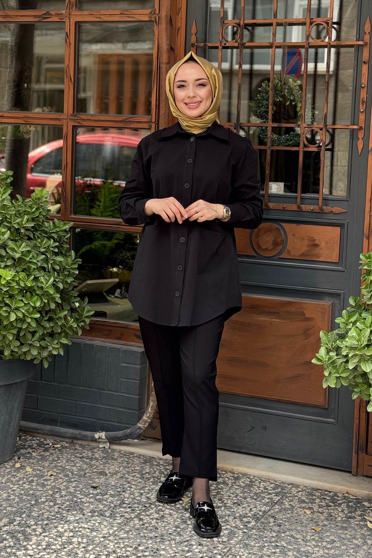 Nurcan Çetin Tunik 24281 Siyah