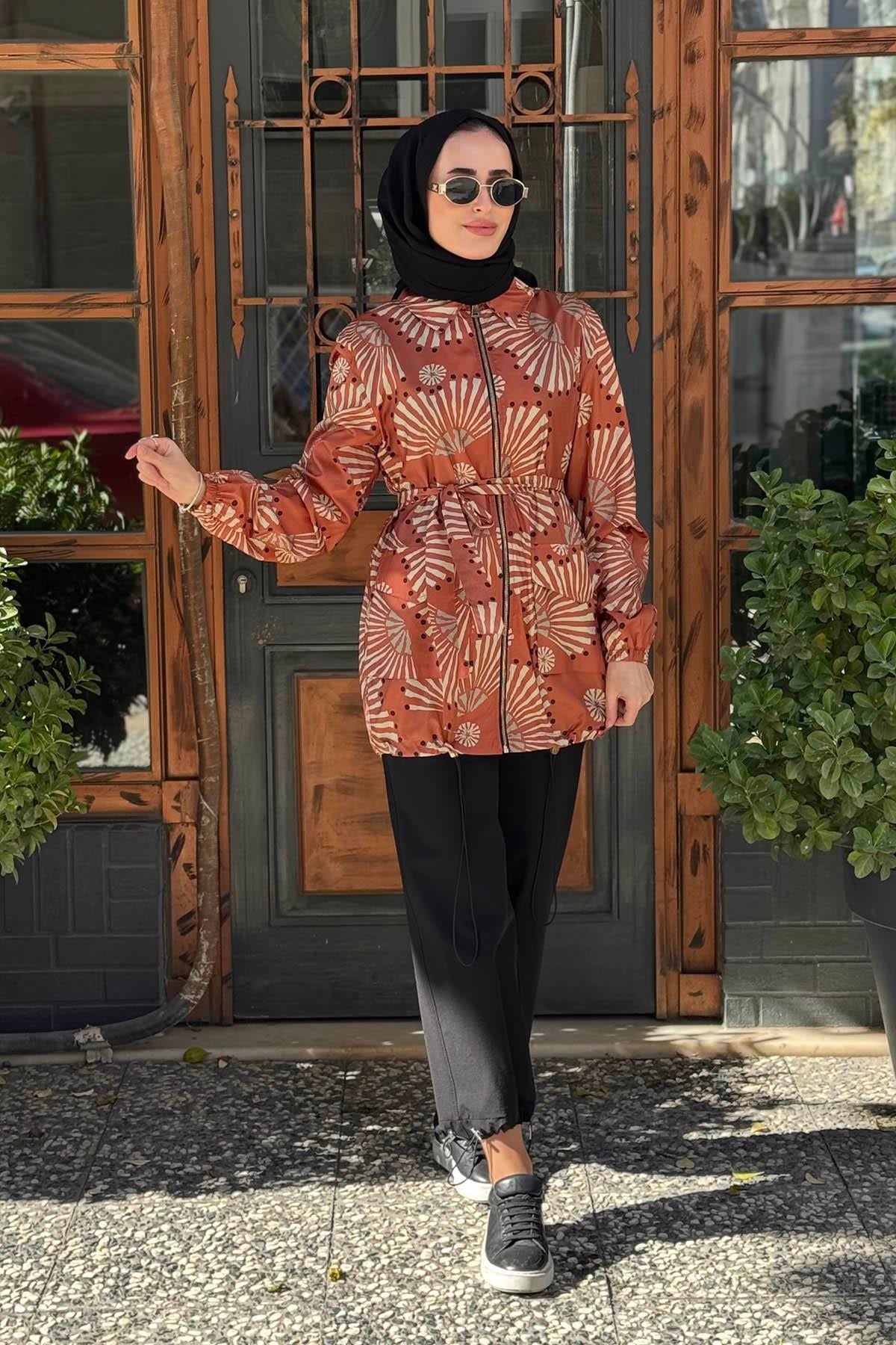 OMELYA Bomber Ceket 26KZ1026 Kiremit