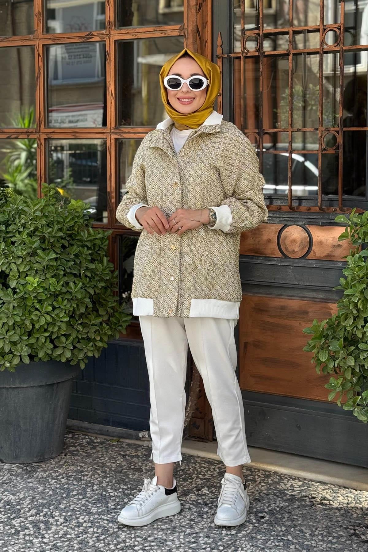 OMELYA Ceket 26KZ10110 Gold