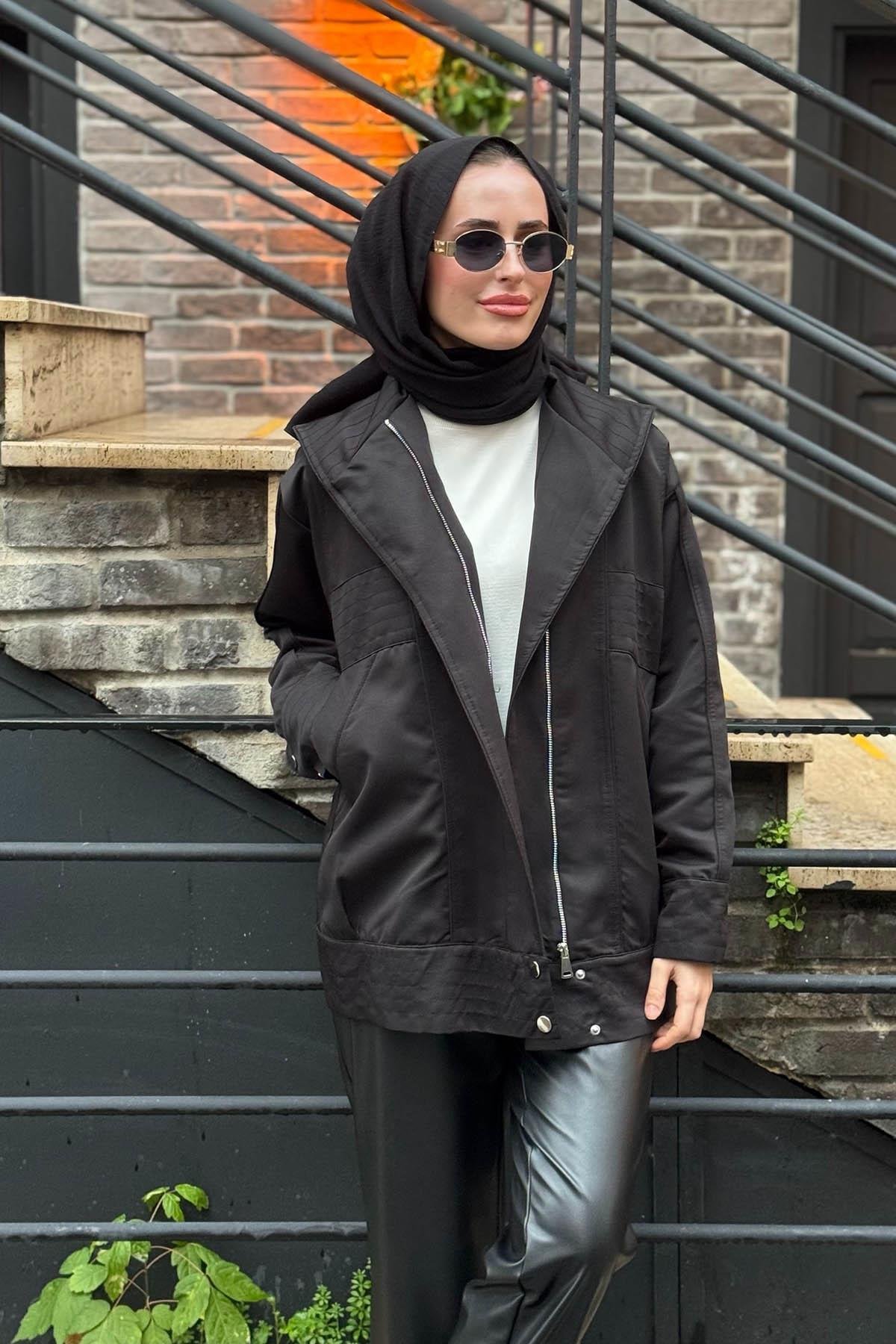 OMELYA Ceket OE26KZ1033 Siyah