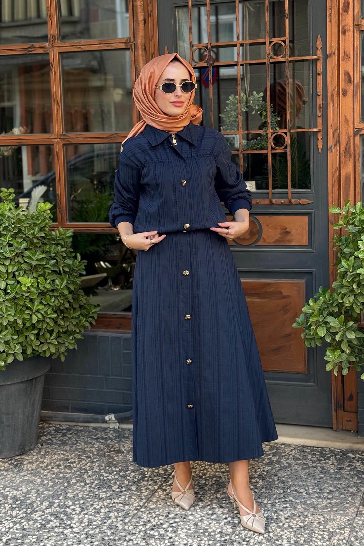 OMELYA Etekli Takım 26KZ1020 Lacivert