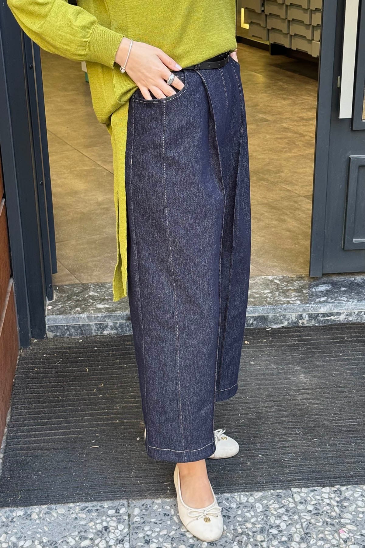 QOOQ  Denim Pantolon 27FW312 Lacivert