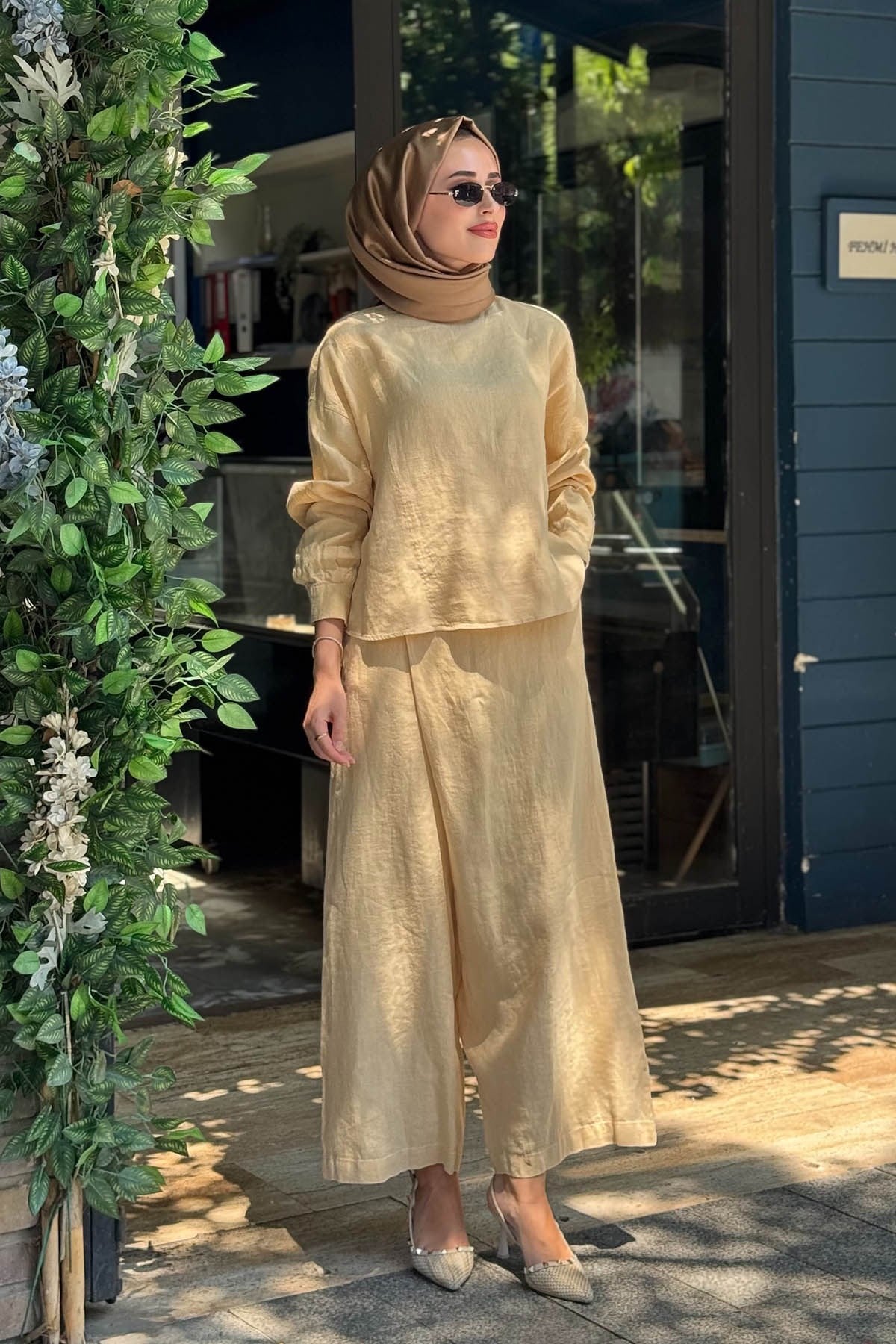 QOOQ Pantolonlu Takım 26SS223T Taş
