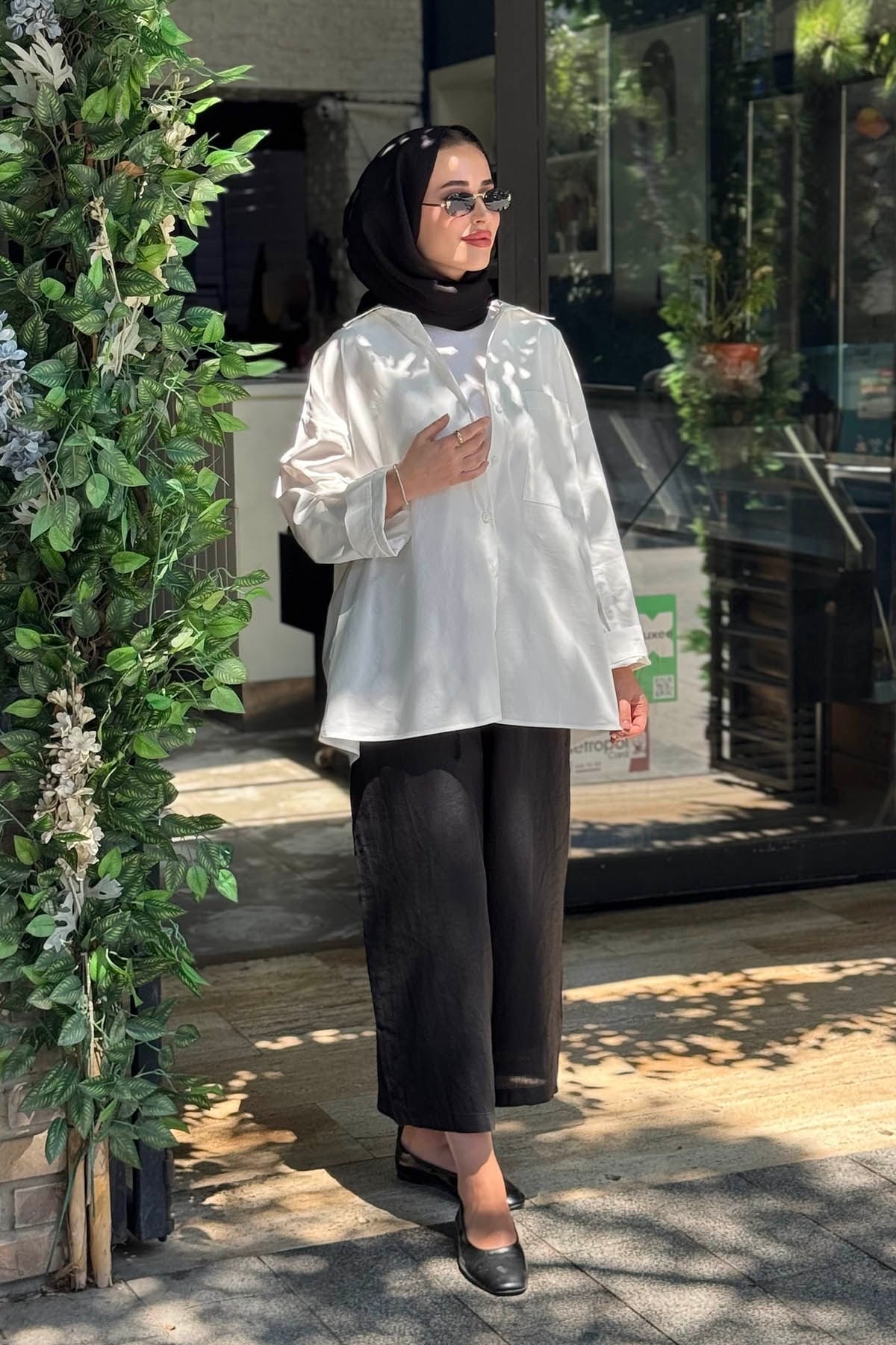 QOOQ Sofy Pantolon 26SS329 Siyah