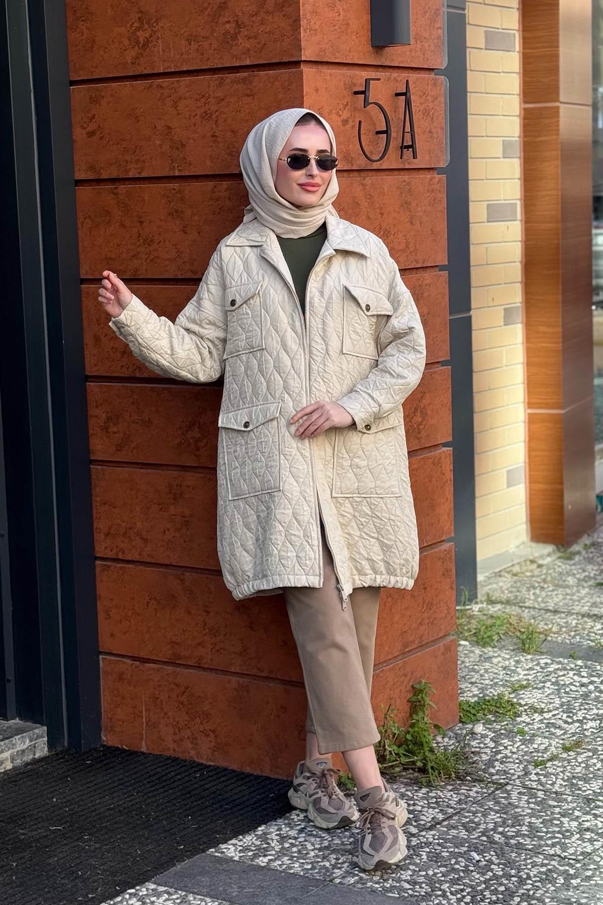 Red show Ceket 26520 Bej