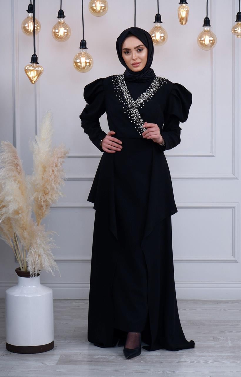 Ribas Collection Abiye R082 Siyah