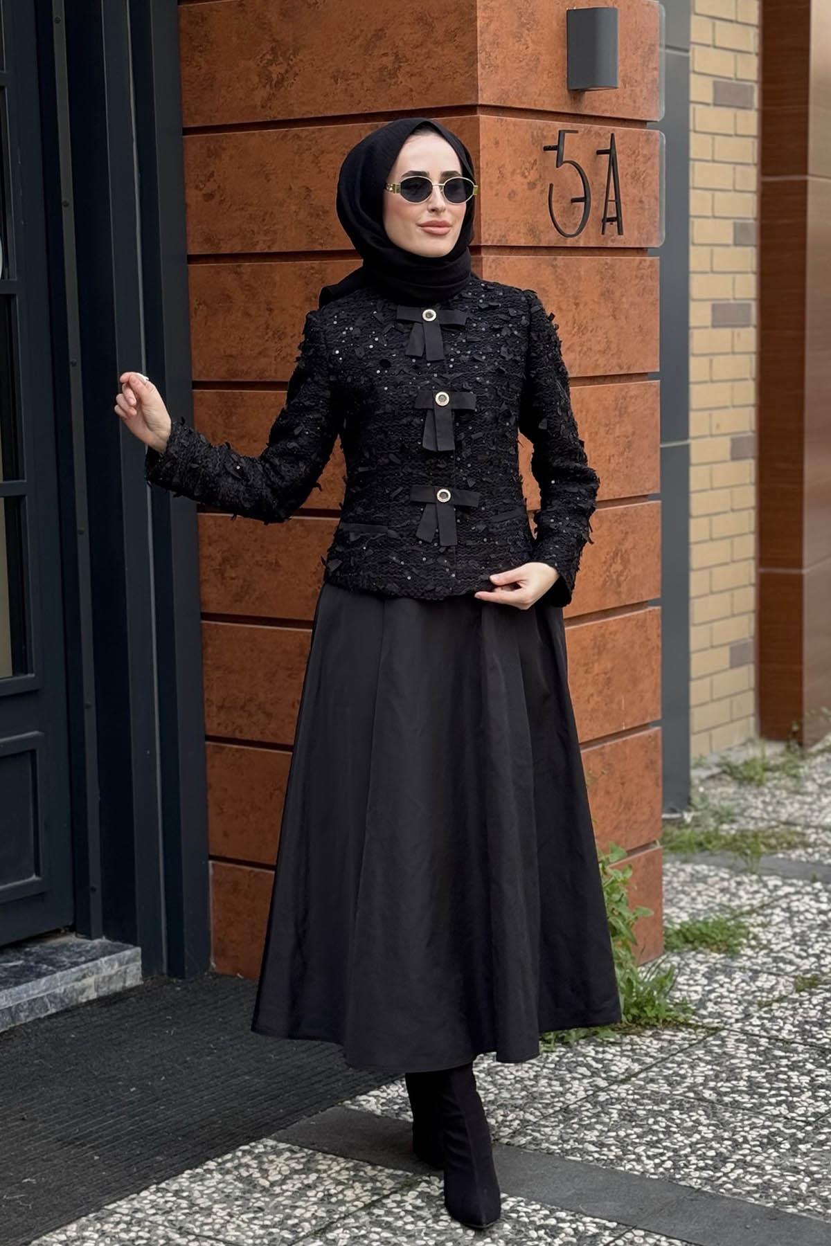 SCL Ceket 10002521111008 Siyah