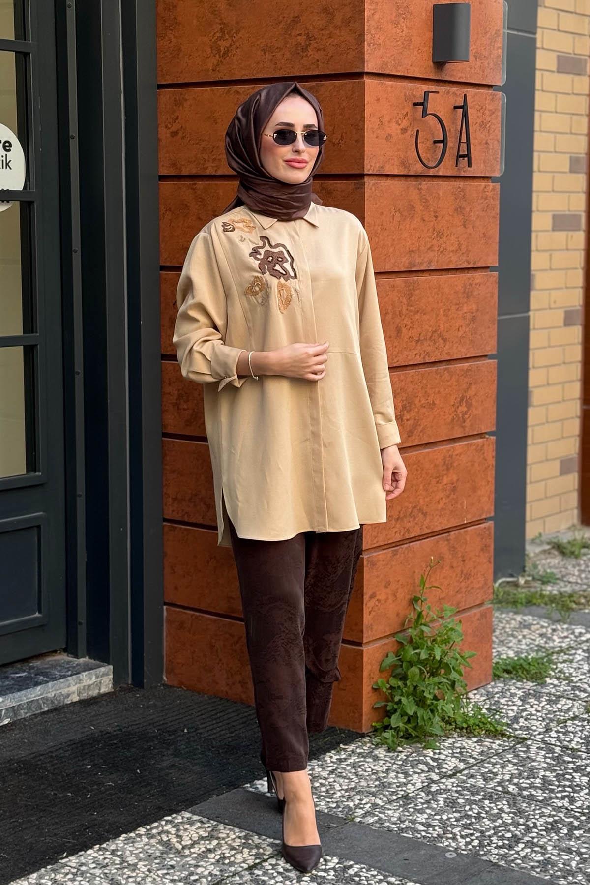 SCL Gömlek 10002521511013 Camel