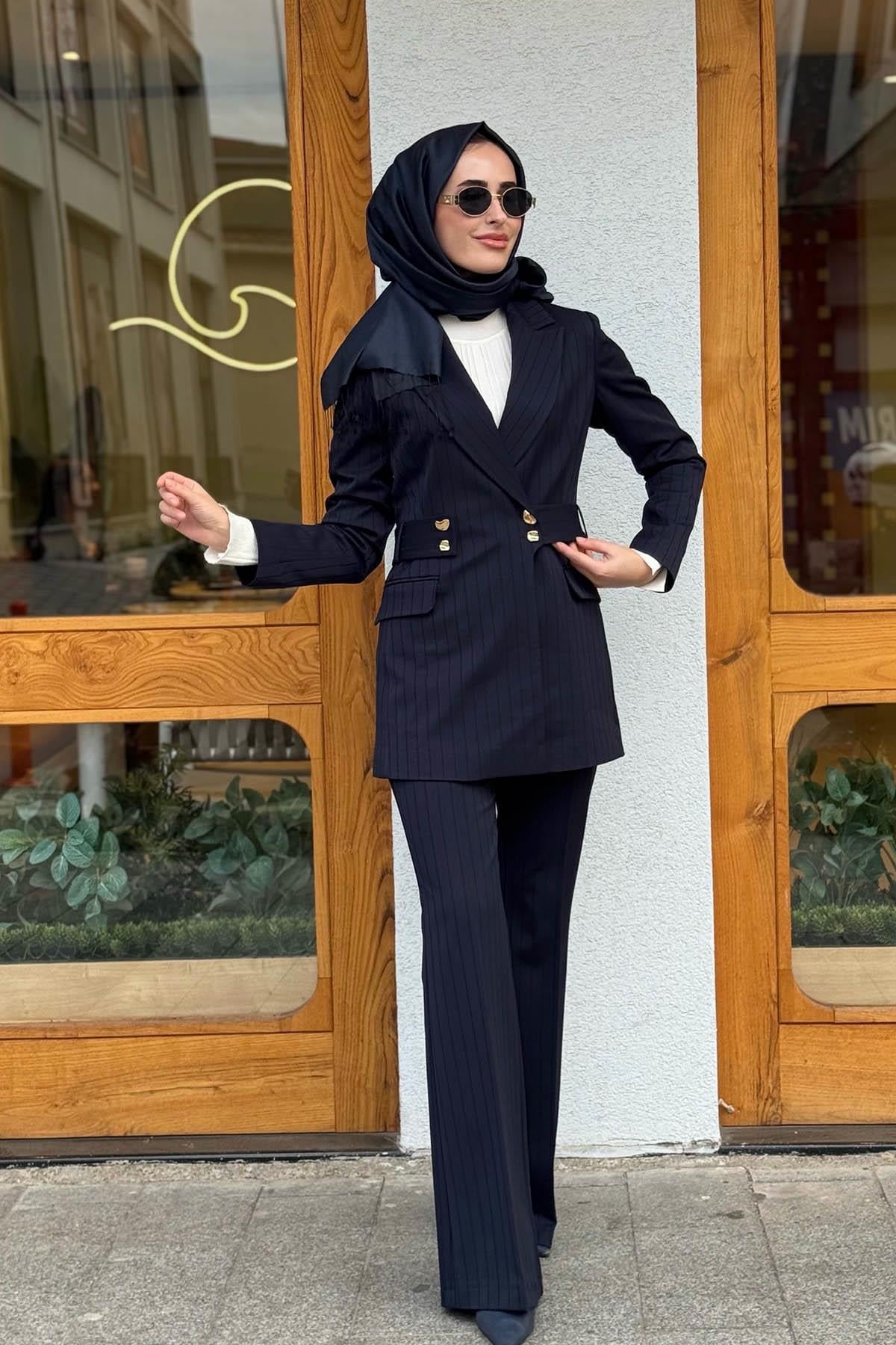 SCL Pantolonlu Takım 10002521111018 Lacivert