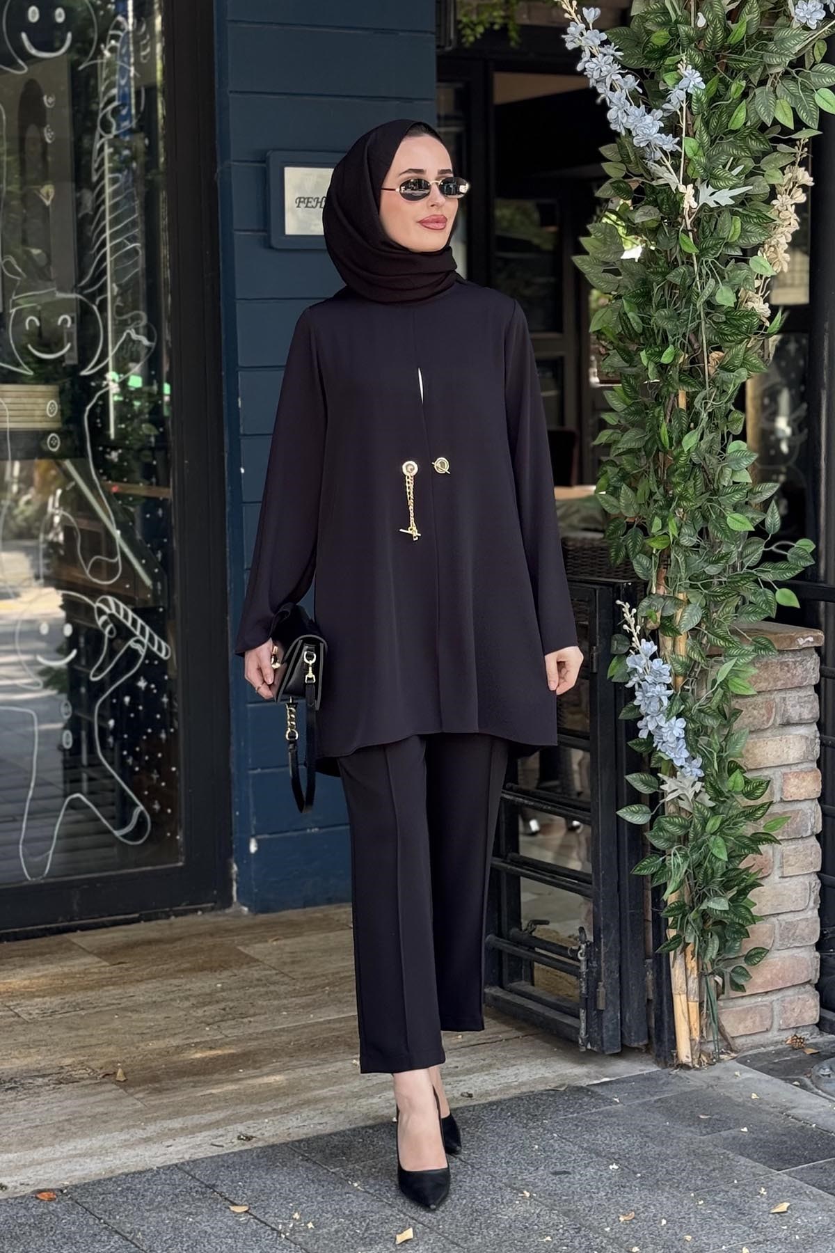 SCL Pantolonlu Takım 10002611211033T Siyah