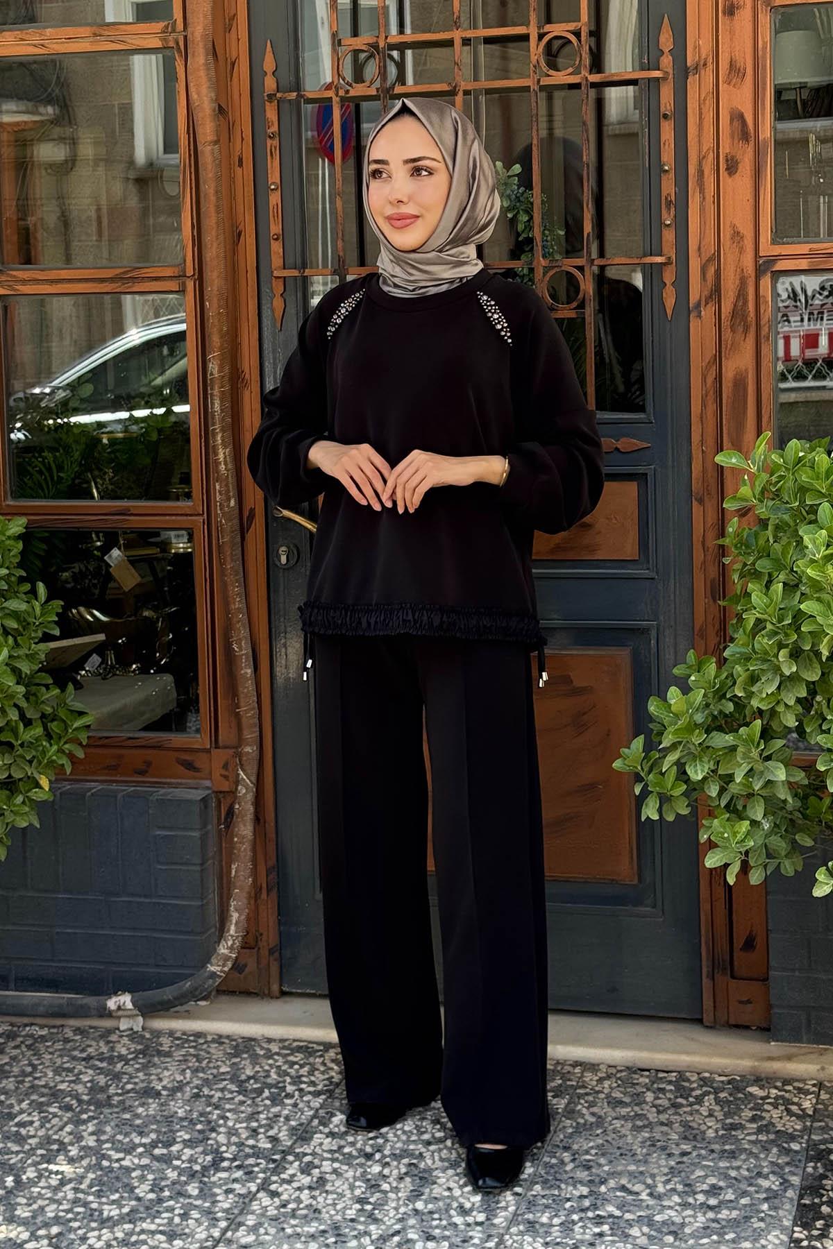 Seçil Pantolonlu Takım 10002522310004 Siyah