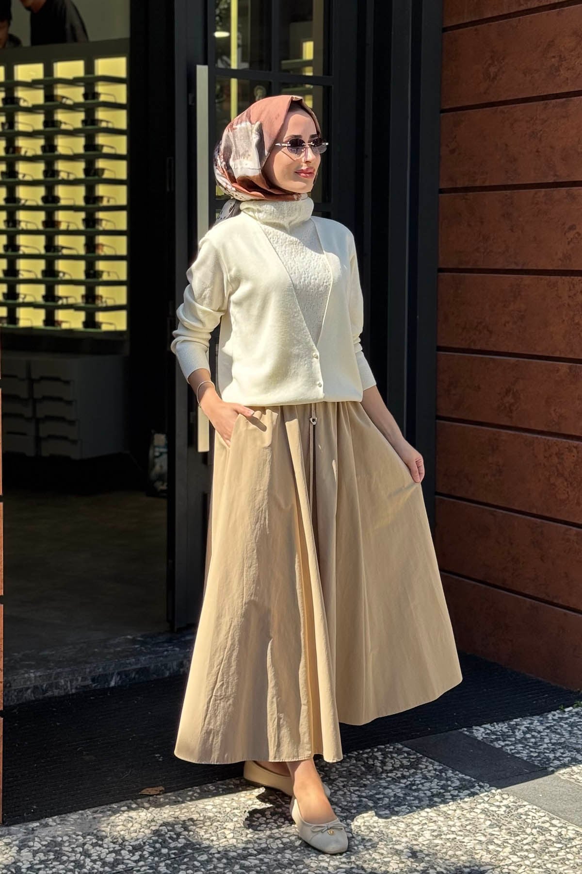 Seçil Triko Kazak 10002621710003 Krem