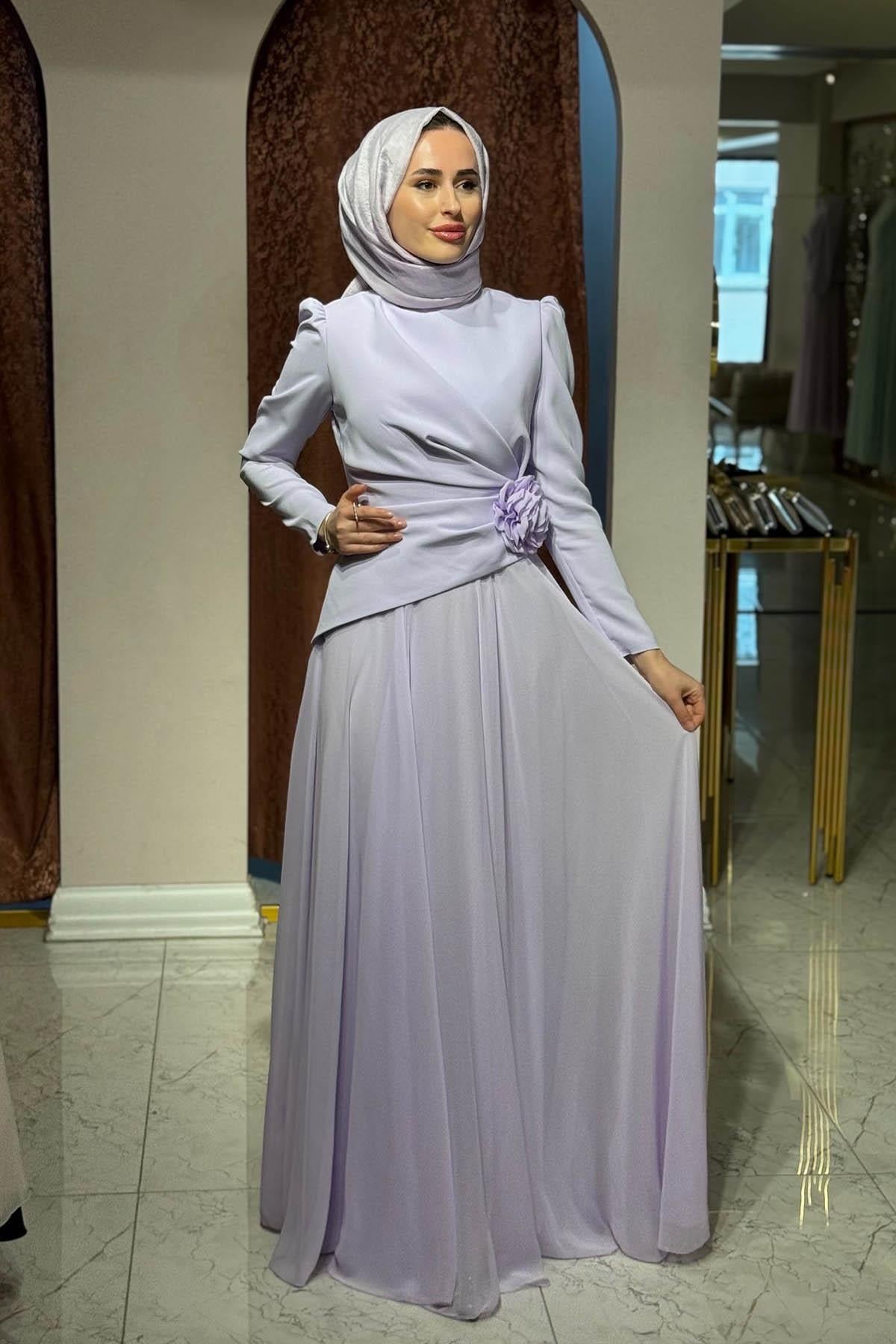TUAY Abiye 4525 Lila