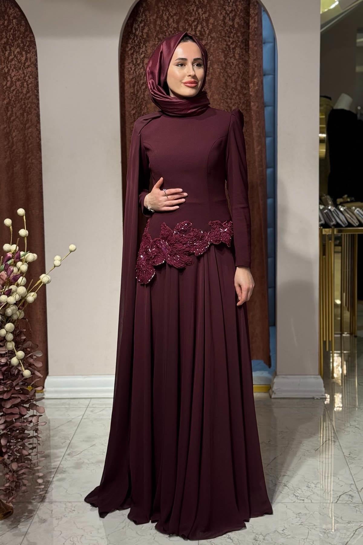 TUAY Abiye 4551 Bordo