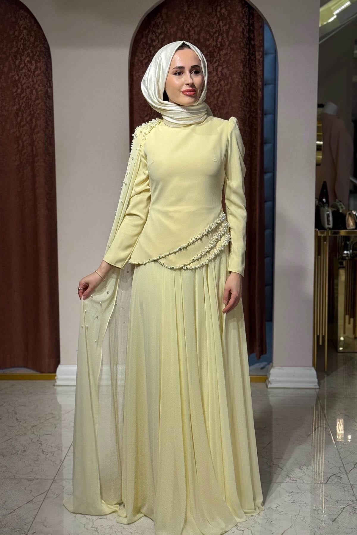 TUAY Abiye 4554 Sarı