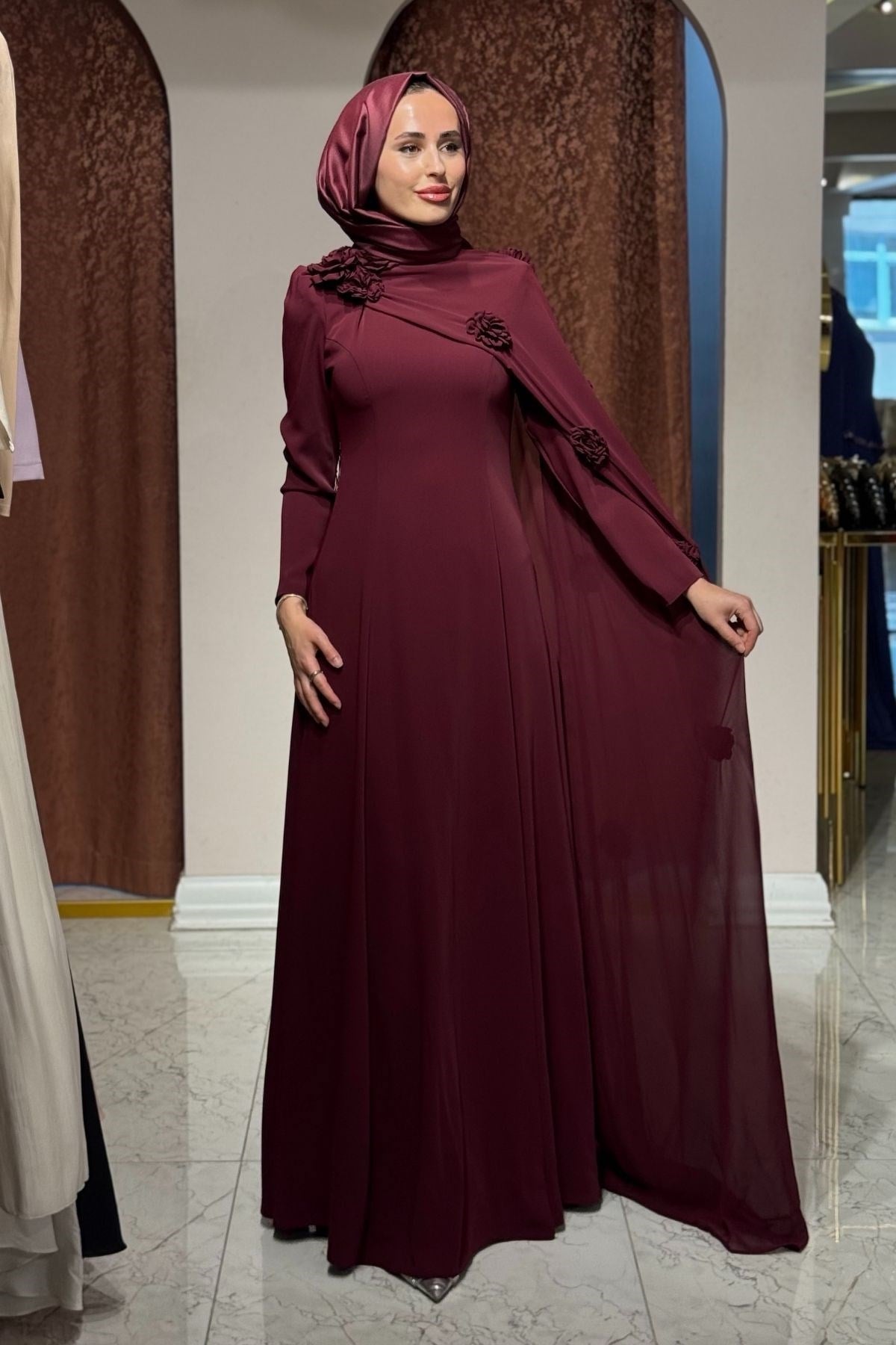 TUAY Abiye 4562 Bordo