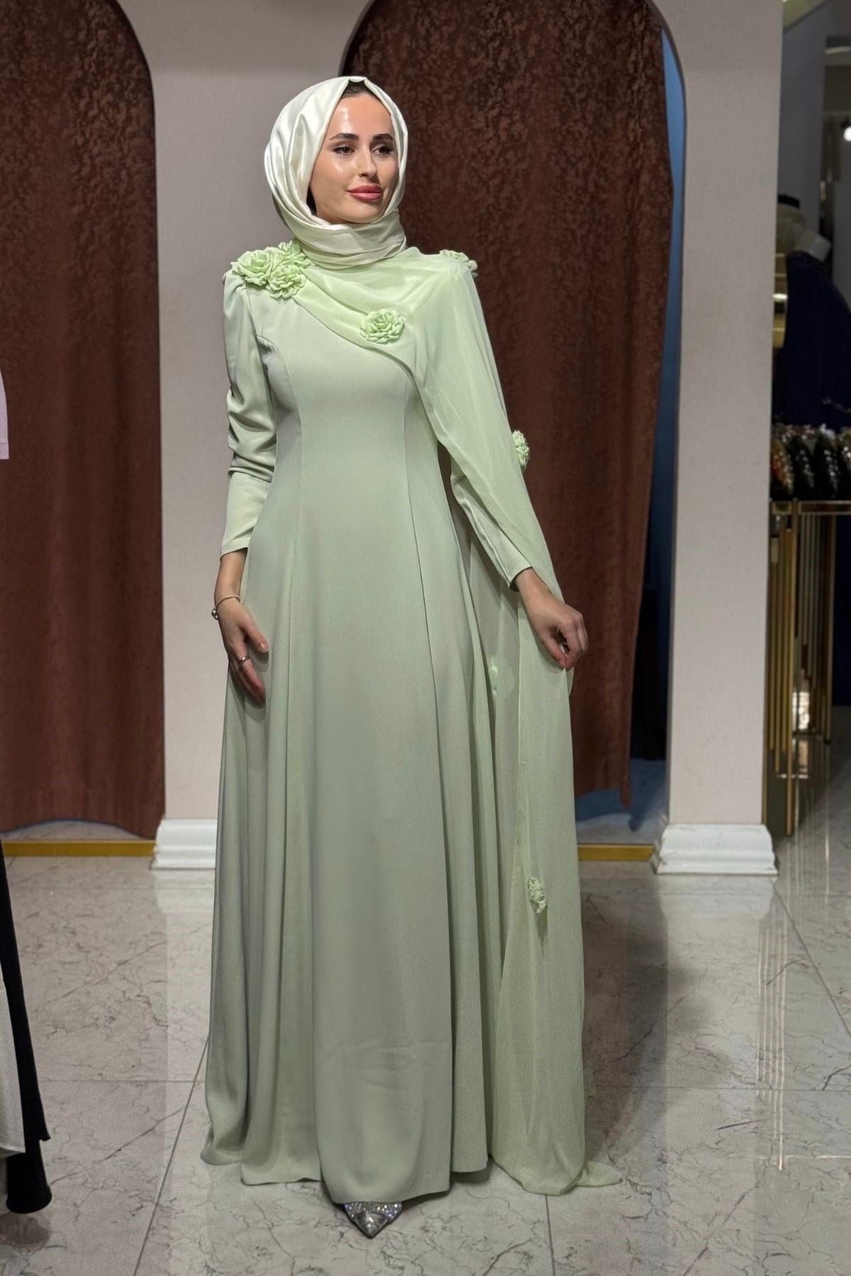 TUAY Abiye 4562 Su Yeşili