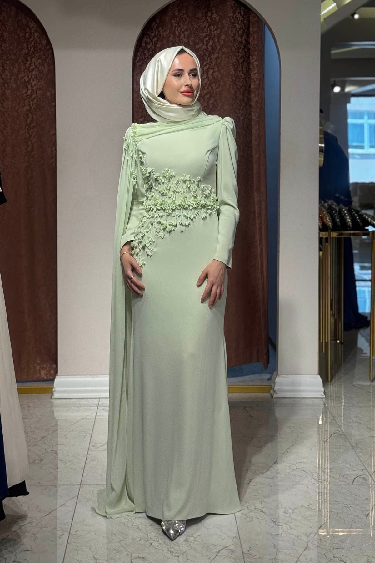TUAY Abiye 4614 Mint