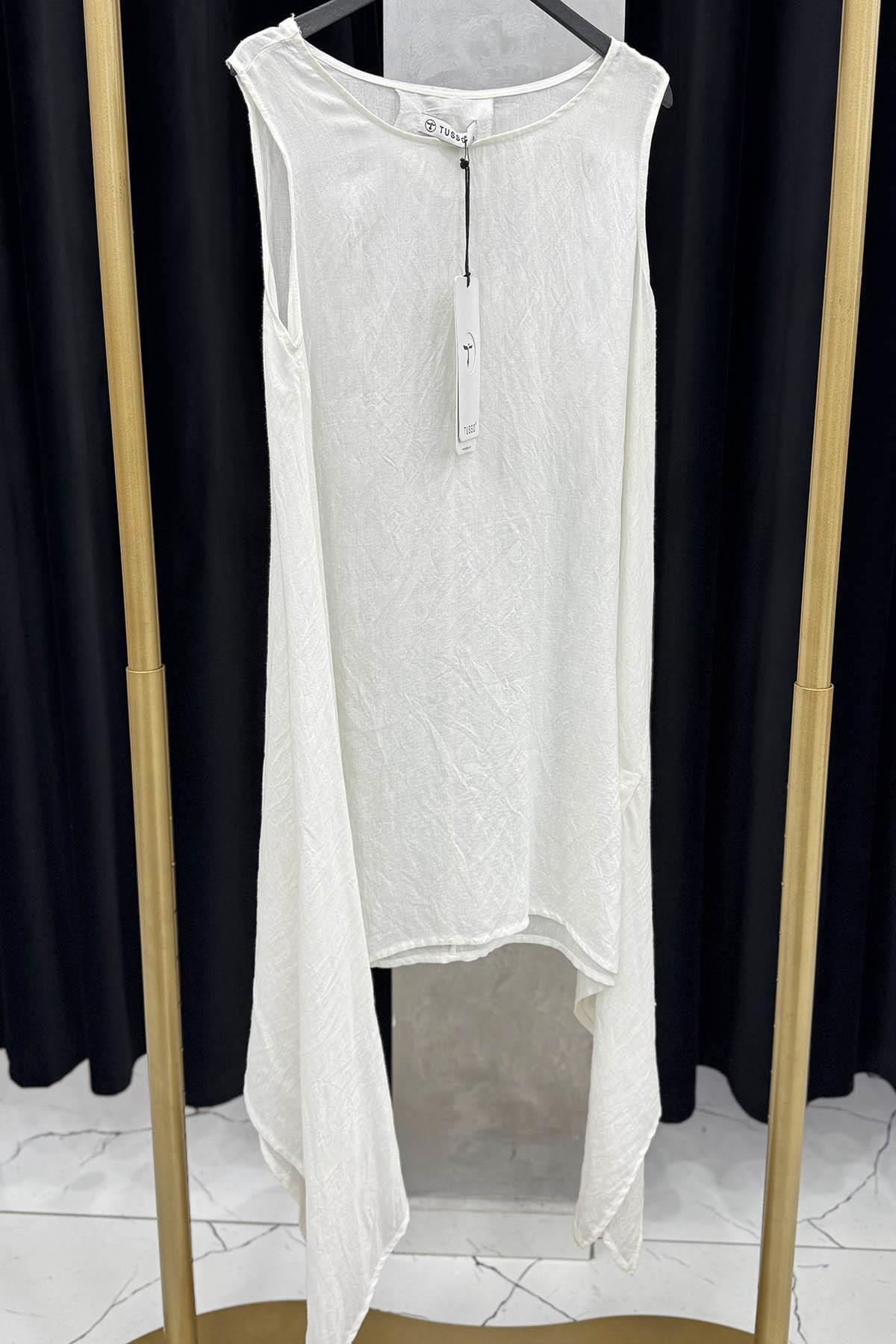 TUSSO Bluz 17522 Beyaz