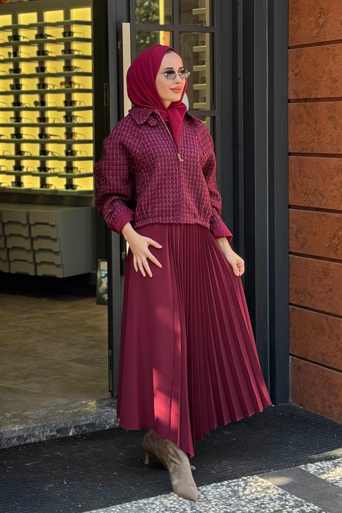 venöve Astrid Ceket 27FWCEK0014 Pembe