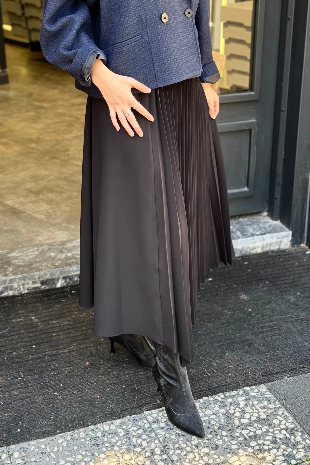 venöve Calista Etek 27FWETE0002 Siyah