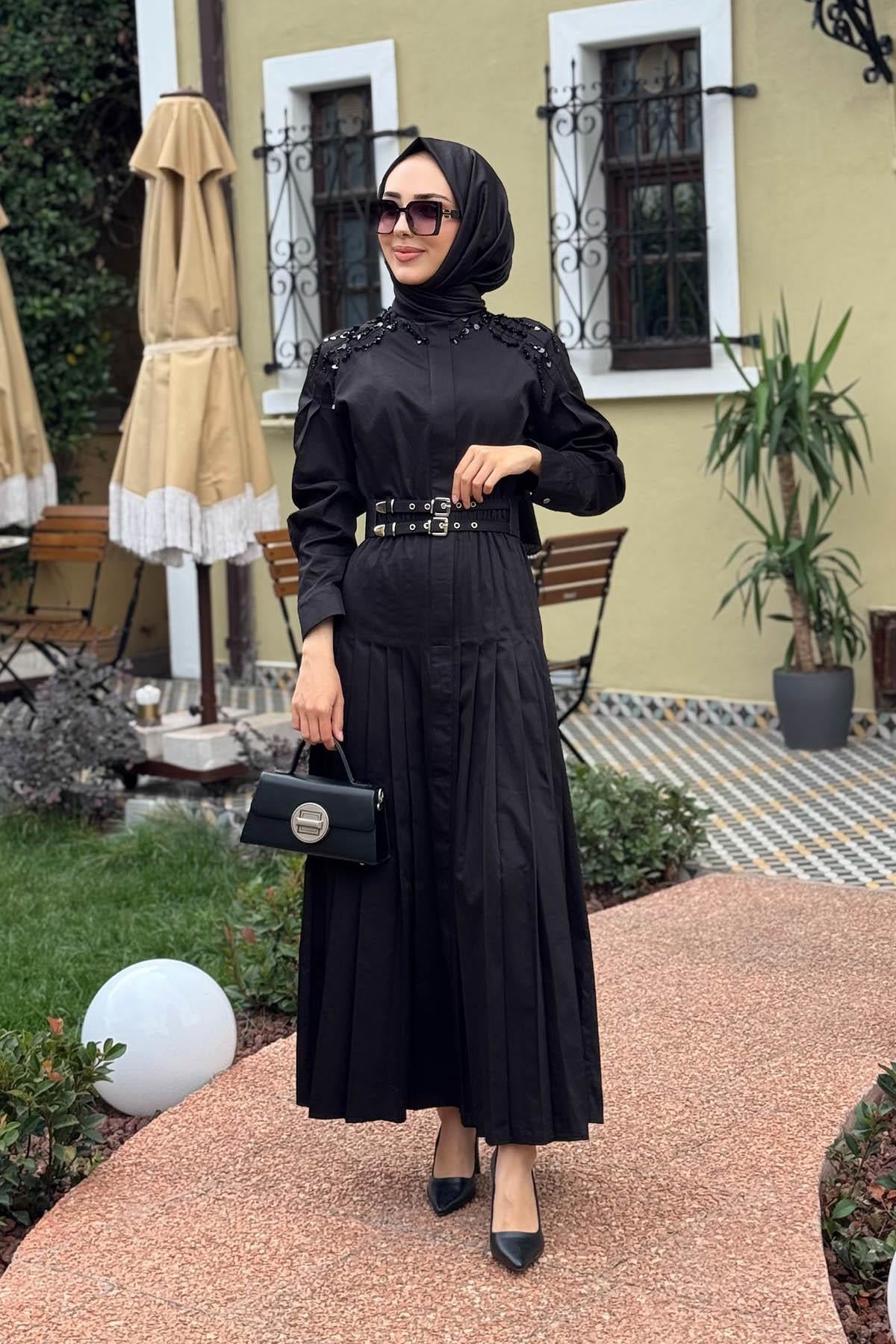 venöve Rayne Elbise 26FWELB0003 Siyah