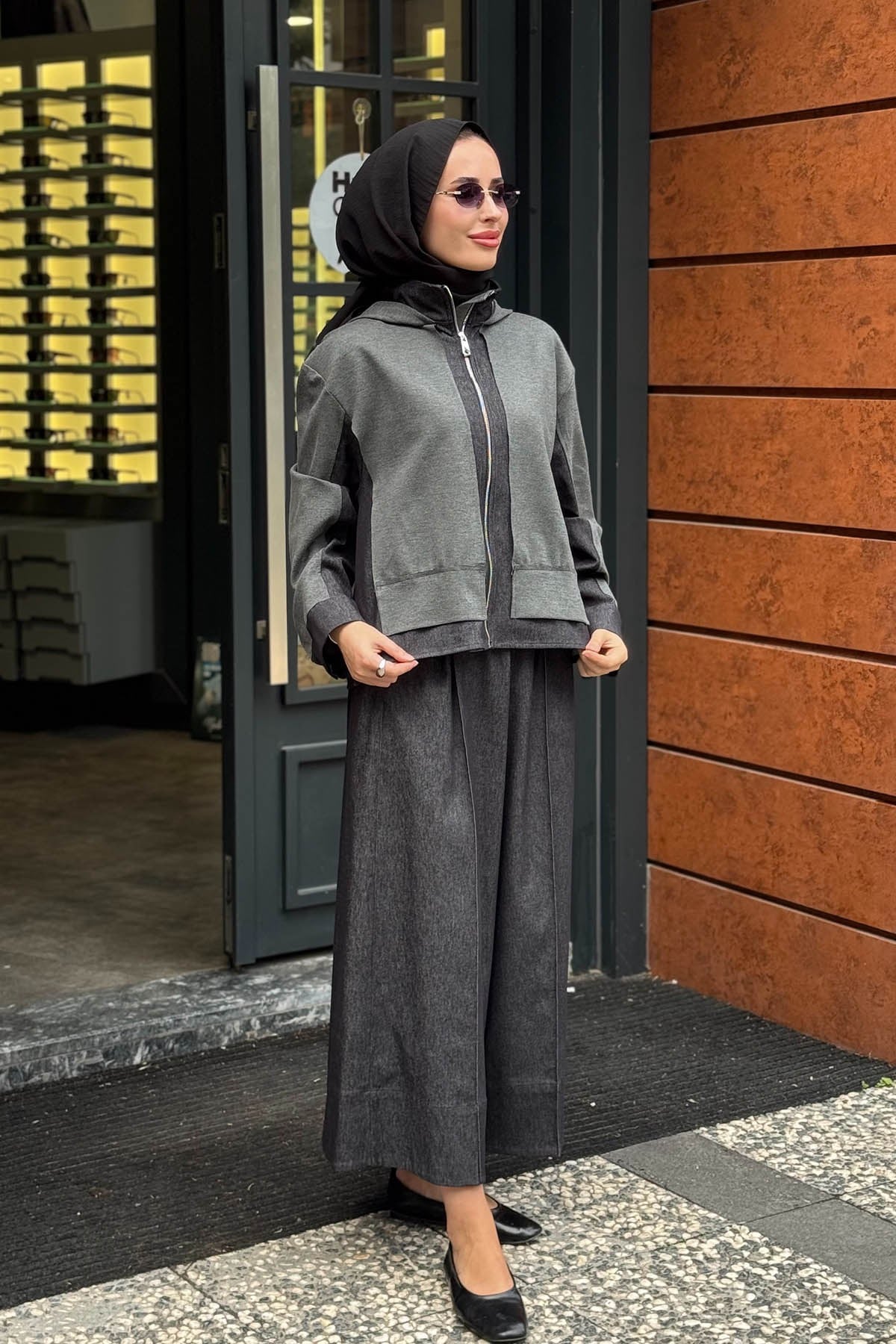venöve Rori Pantolonlu Takım 27FWCEK0001T Siyah