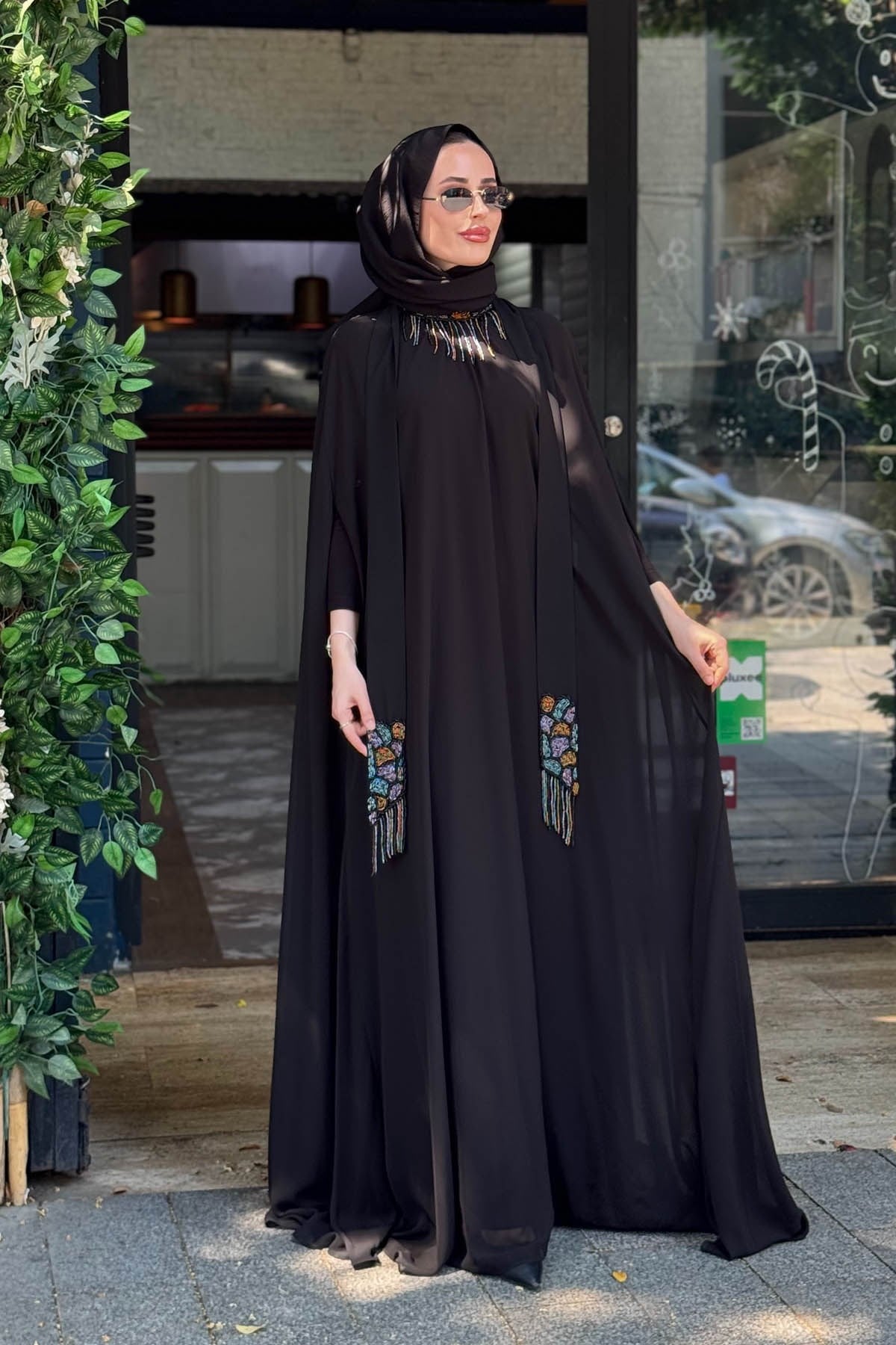 WHITE CORNER Abiye 3247 Siyah