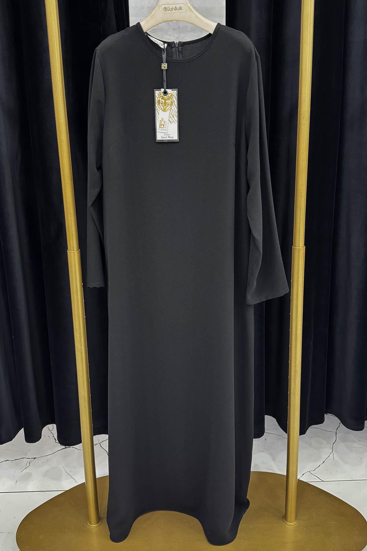 WHİTE CORNER Büyük Beden İç Elbise 1106B Siyah