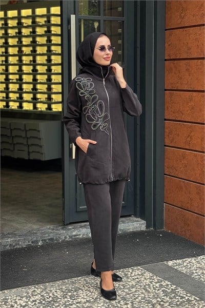 MOOROFMOOR Eline Pantolonlu Takım 26W4119 Siyah