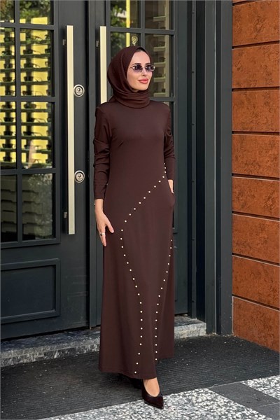 MOOROFMOOR Zelina Elbise 26W5034 Kahve