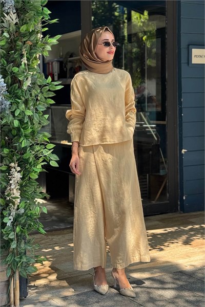 QOOQ Pantolonlu Takım 26SS223T Taş