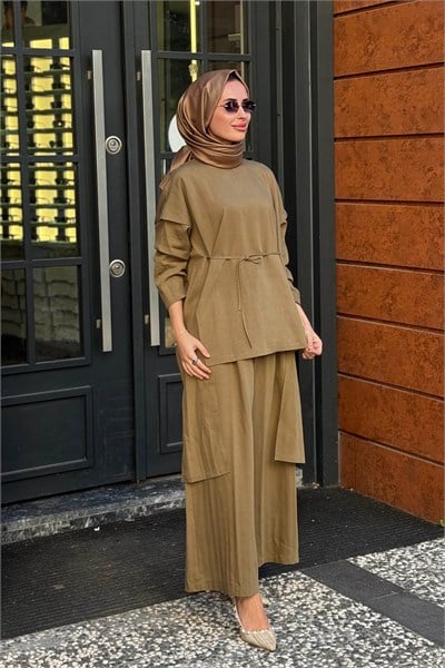 QOOQ Pantolonlu Takım 27FW208T Yeşil