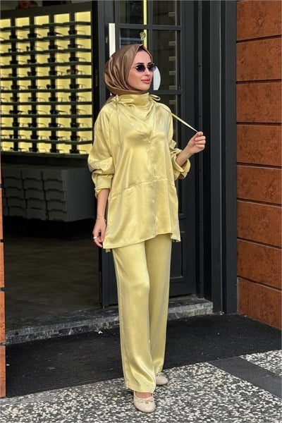 QOOQ Pantolonlu Takım 27FW227T Sarı