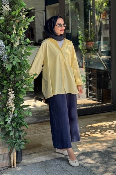 QOOQ Sofy Pantolon 26SS329 Lacivert