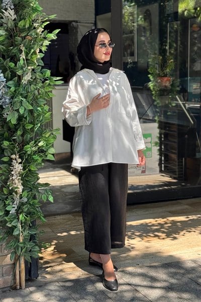 QOOQ Sofy Pantolon 26SS329 Siyah