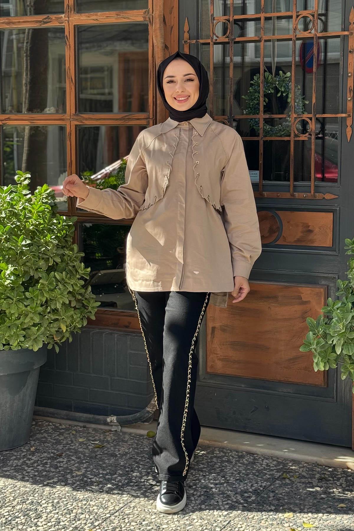 CLANDE Tunik 2502-3017 Bej