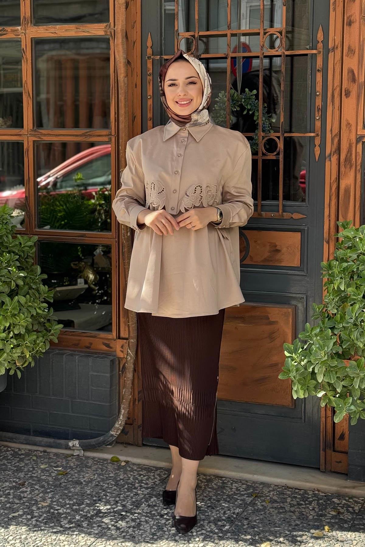 CLANDE Tunik 2502-3018 Bej