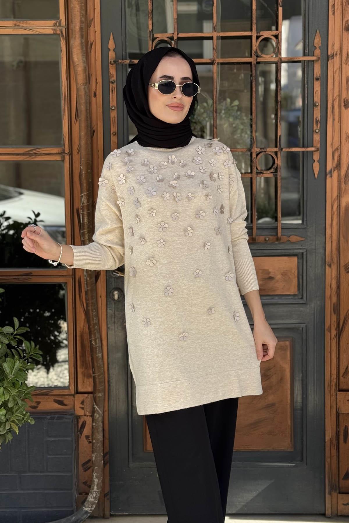 KAYRA Tunik KA-A25-TRK52 Krem