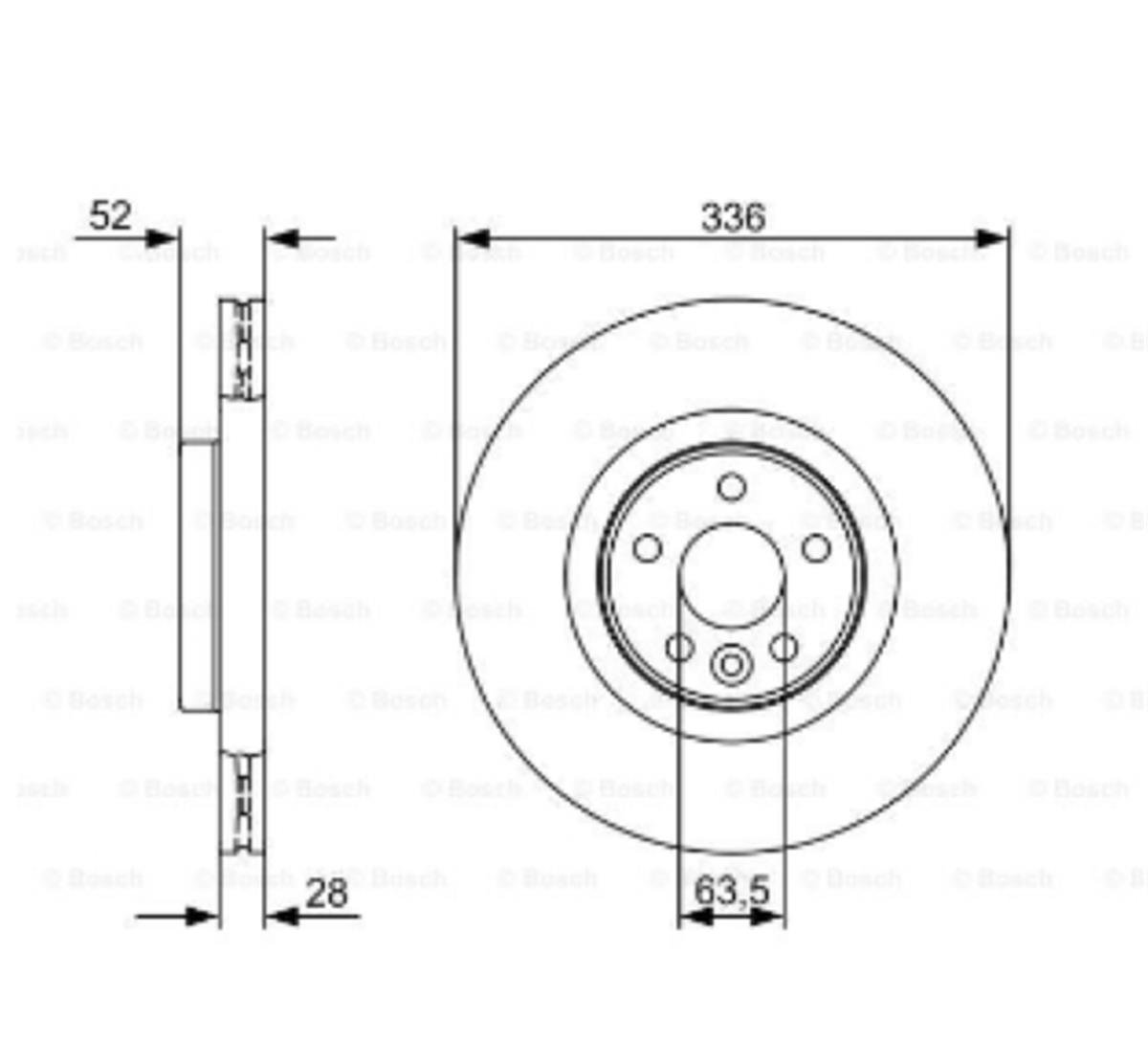 ON FREN DISK AYNASI HAVALI VOLVO S60 II (134)  10>15 S80 II (124)  06> V60 I (155, 157)  11>15 V70 I