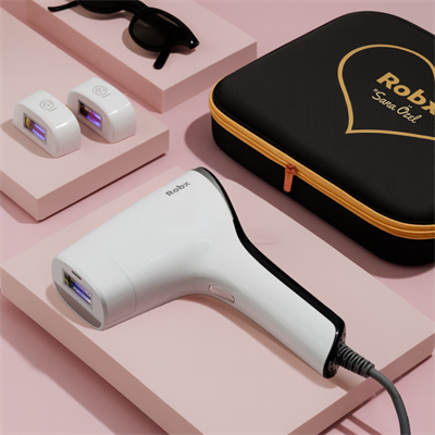 Robx A05 Ipl 3 Milyon Atım Akıllı Cilt Tanıma Ultra Seri Atım 3 Başlık Vücut Yüz Bikini Ipl Cihaz 