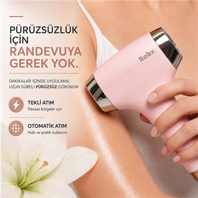 Robx Buz Soğutmalı IPL Lazer Epilasyon Cihazı - Akne, Cilt Gençleştirme ve Hassas Bölge Başlıklı 9 Seviye