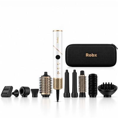 Robx Multi-Styler 10 IN 1 Arada İyonik Saç Şekillendirici Set Beyaz