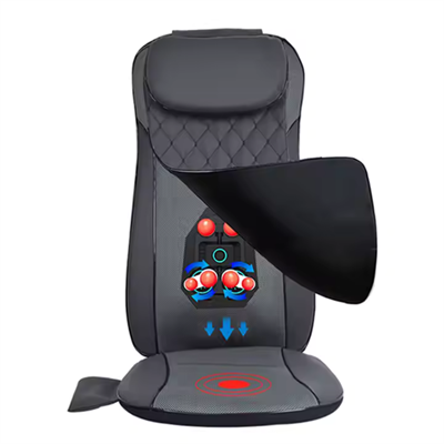 Robx S228 Titreşimli Isıtmalı Soğutmalı Sırt-Boyun-Bel Yoğurmalı Masaj Koltuğu Yastıklı