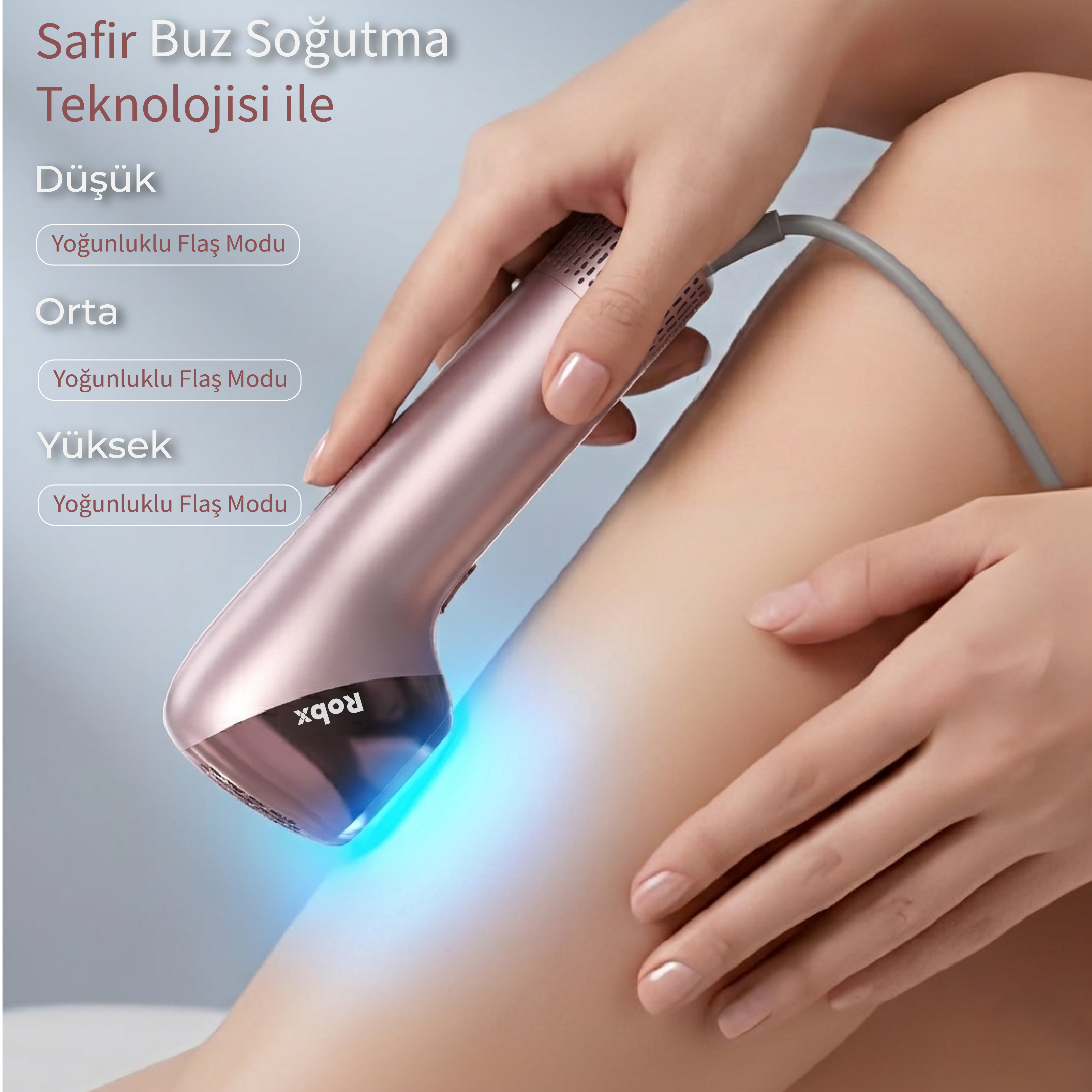 Robx A2030 IPL Sapphire Sogutma 35 joule Ultra Güç Hızlı Etki Çoklu Seri Otomatik Atım Bay Bayan