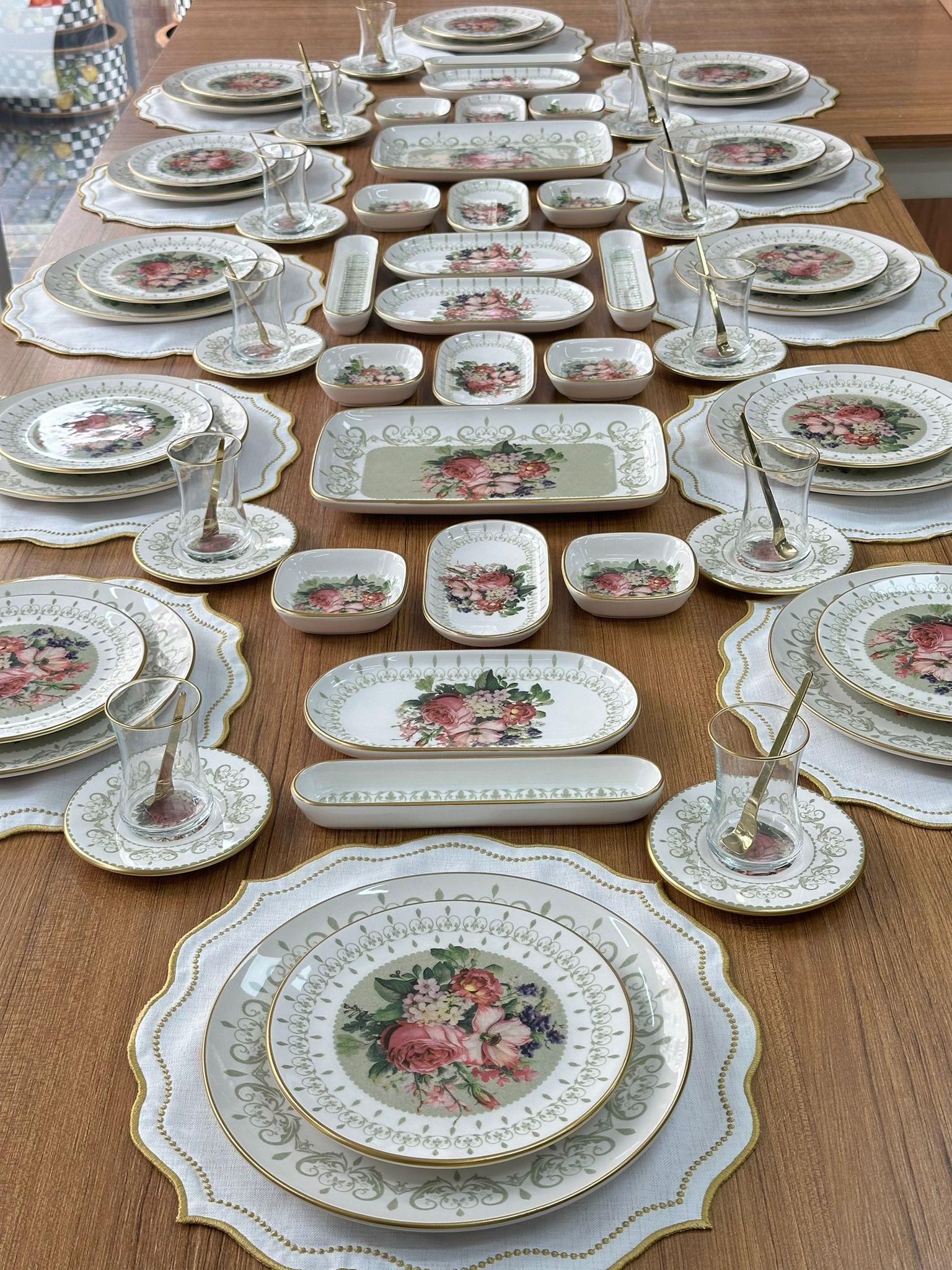 Kahvaltı Takımı 94 Parça 12 Kişilik Glorya 