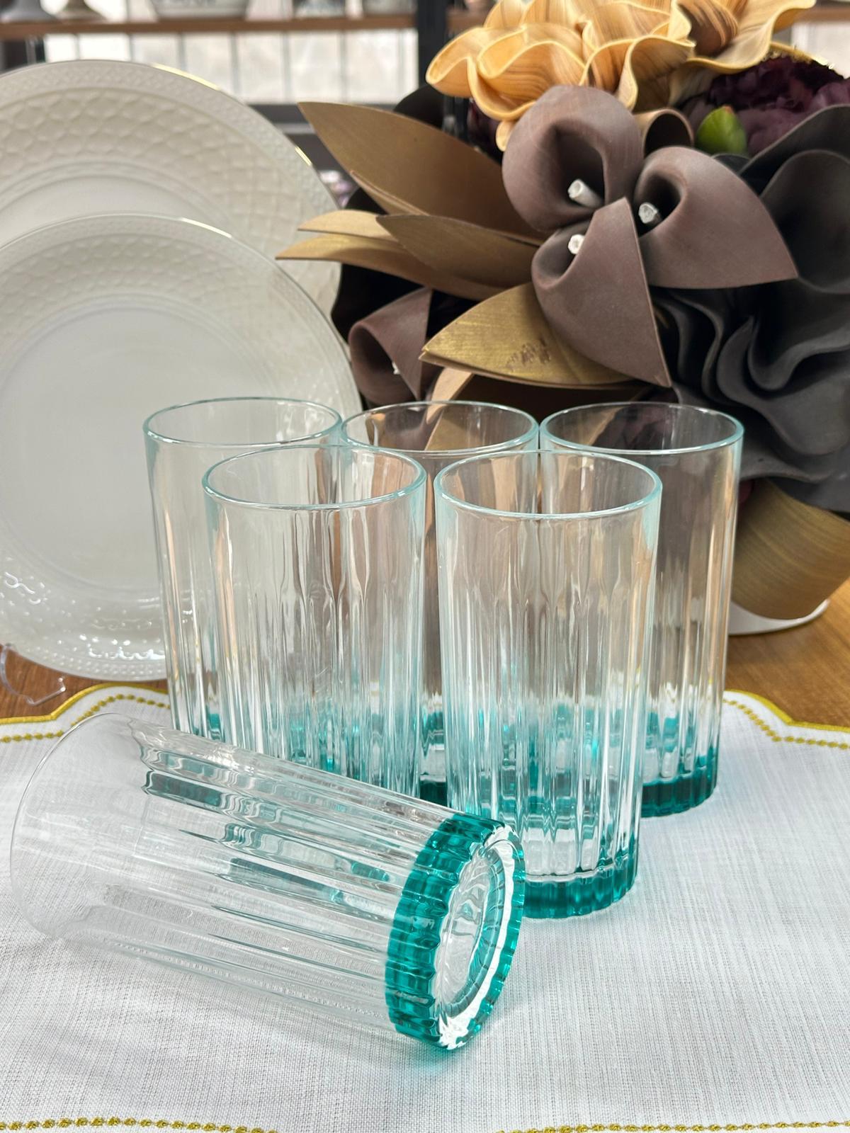 Timeless Turkuaz 6'lı Meşrubat Bardağı