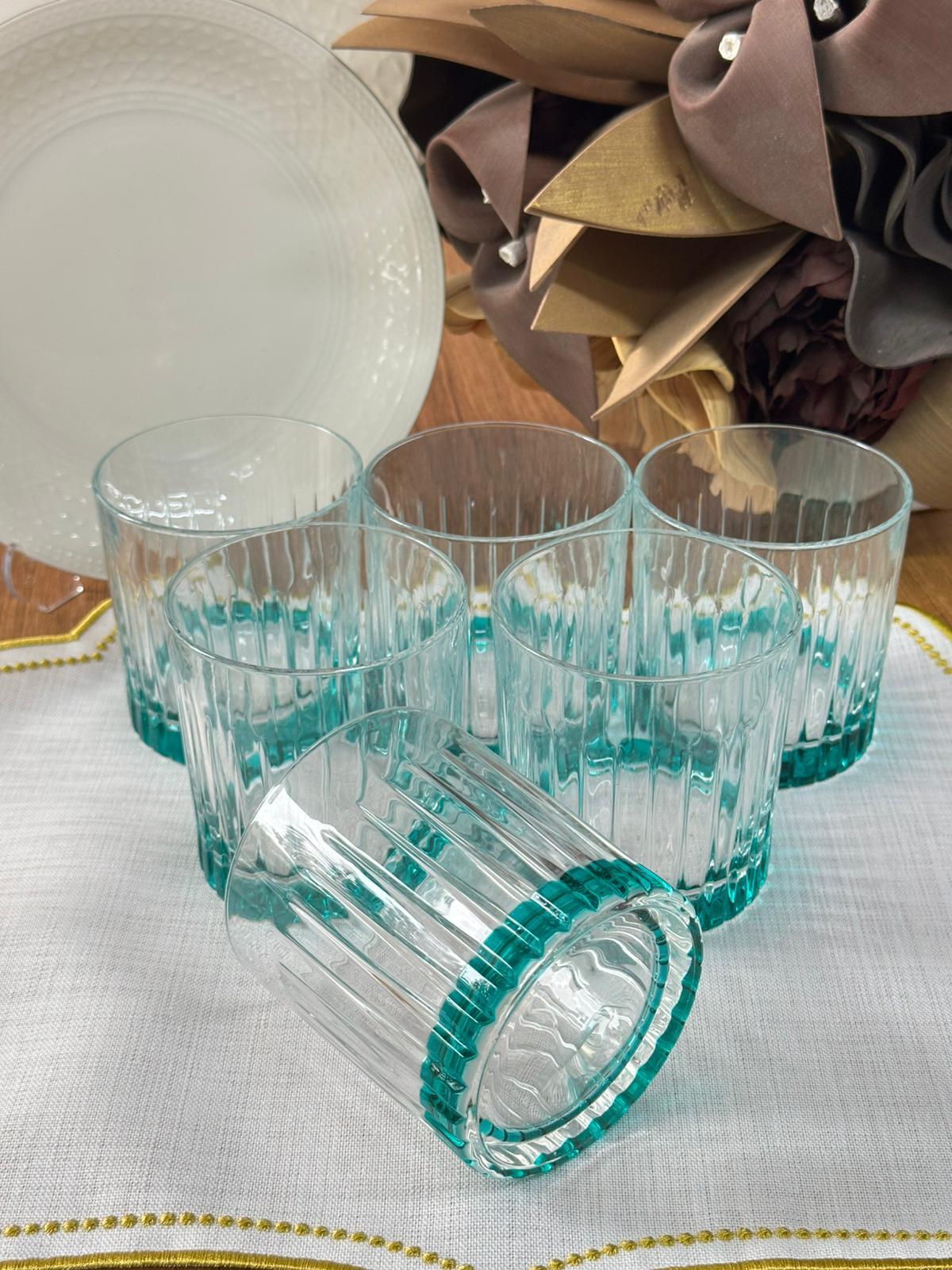 Timeless Turkuaz 6'lı Su Bardağı