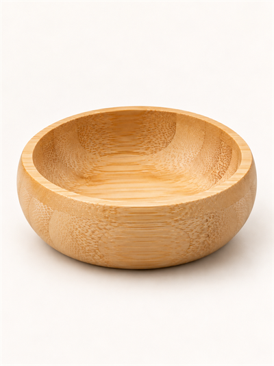 Bambu Yuvarlak Mini Sunum Kasesi – 9,5 cm
