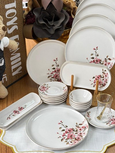 Kahvaltı Takımı Lucy 32 Parça 6 Kişilik